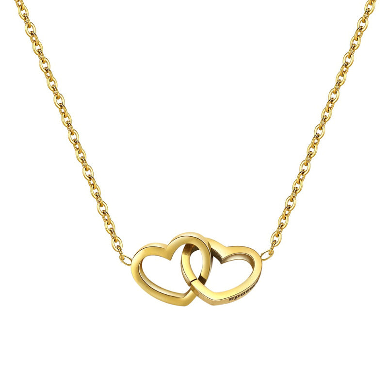 Cofanetto Collana cuore + scatola Rosa - Regalo d'amore elegante