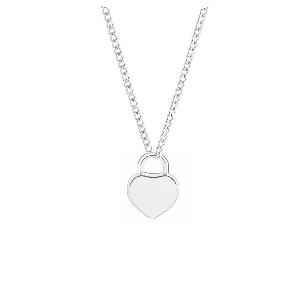 Collier pendentif coeur initiales