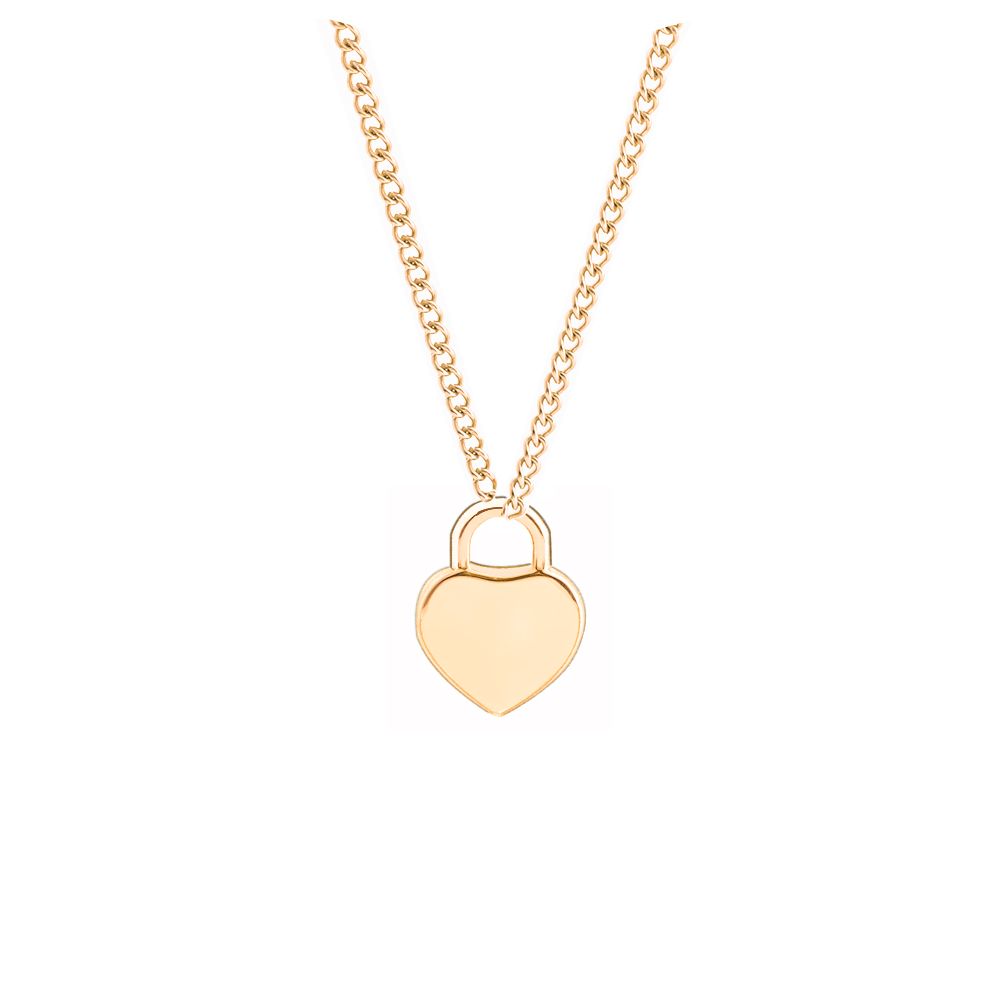 Collier pendentif coeur initiales