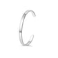 Personalized engraved bangle bracelet