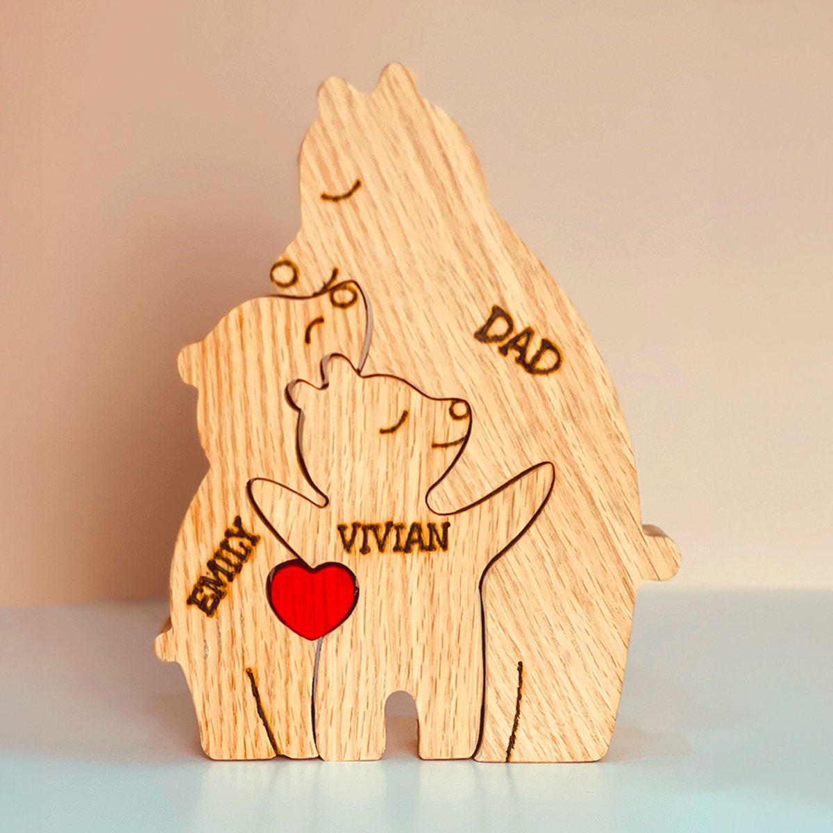 Személyre szabott Fa Családi Puzzle: Egyedi és Időtlen Emlék 